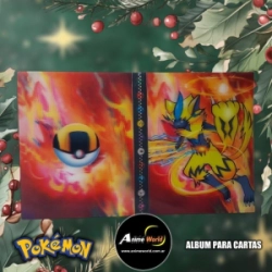 ALBUM PARA CARTAS POKEMON #8 (PARA 120 CARTAS) (A0571)