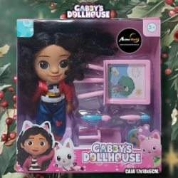 MU�ECA GABBYS DOLLHOUSE CON ACCESORIOS (BLISTER 17x18x6CM) (A0573)