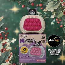 POP IT ELECTRONICO JUEGO DE VELOCIDAD CASTELLANO #4 (CAJA 13x14x5,5CM) (INCLUYE PILAS) (A0576)