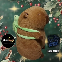 PELUCHE CARPINCHO-CAPIBARA CON MOCHILA MEDIANO #1 (30CM APROX) (P1464)