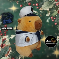 PELUCHE CARPINCHO-CAPIBARA MARINERO #1 MEDIANO (36CM APROX) (P1471)