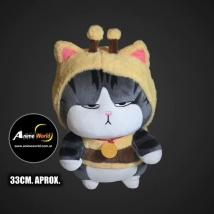 PELUCHE GATO EMPERADOR #3 DISFRAZ ABEJA (33CM APROX) (P1479)