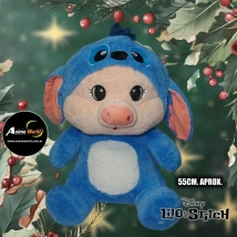 PELUCHE CERDITO DISFRAZADO STITCH IMPORTADO (55CM APROX) (P1477)
