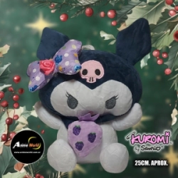 PELUCHE KUROMI- #9 (25CM APROX) (P1490)