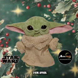 PELUCHE BABY YODA #4 (21CM APROX) (P1503)