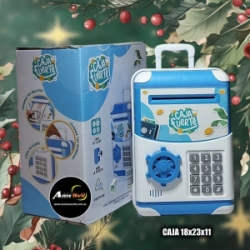 ALCANCIA CAJA FUERTE A PILAS PARA NI�OS #1 (CAJA 18x23x11) (A0587)