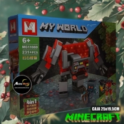 BLOQUE GENERICO MG1108D MINECRAFT 4EN1 (CAJA 25x19,5CM) (L0868)