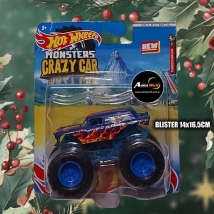 AUTO REPLICA MONSTER CRAZY CARS DJ-001 (BLISTER 14x16,5CM) (A0589)