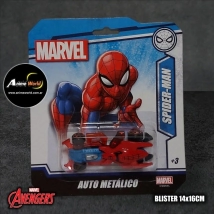 AUTO REPLICA MARVEL SPIDERMAN METAL 54876 (BLISTER 14x16CM) (A0591)