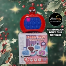 POP IT ELECTRONICO JUEGO DE VELOCIDAD CASTELLANO #12 (CAJA 13x14x5,5CM) (INCLUYE PILAS) (A0598)