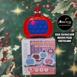 POP IT ELECTRONICO JUEGO DE VELOCIDAD CASTELLANO #12 (CAJA 13x14x5,5CM) (INCLUYE PILAS) (A0598)