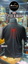 REMERA ALGODON IMPORTADO 3D SPIDERMAN #1 (TALLA 8) (R1057)