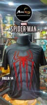 REMERA ALGODON IMPORTADO 3D SPIDERMAN #1 (TALLA 14) (R1060)