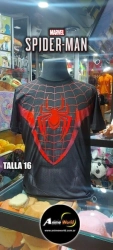 REMERA ALGODON IMPORTADO 3D SPIDERMAN #2 (TALLA 16) (R1069)