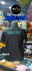 REMERA ALGODON IMPORTADO 3D SONIC #1 (TALLA 6) (R1078)