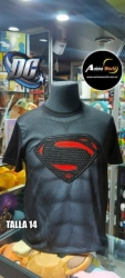 REMERA ALGODON IMPORTADO 3D SUPERMAN #2 (TALLA 14) (R1092)
