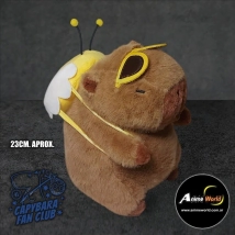 PELUCHE CARPINCHO-CAPIBARA MOCHILA ABEJA Y LENTES #1 (23CM APROX) (P1550)