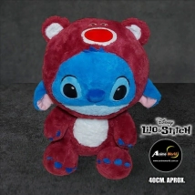 PELUCHE STITCH IMPORTADO DISFRAZ LOTSO (40CM APROX) (P1583)
