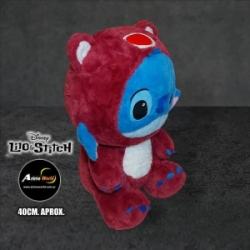PELUCHE STITCH IMPORTADO DISFRAZ LOTSO (40CM APROX) (P1583)