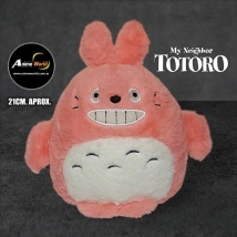 PELUCHE MI VECINO TOTORO IMPORTADO ROSA #1 (21CM APROX) (P1585)