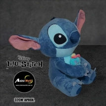 PELUCHE STITCH IMPORTADO CON SCRUMP CHICO (32CM APROX) (P1587)