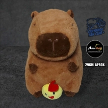 PELUCHE CARPINCHO-CAPIBARA JALA POLLO (29CM APROX) (P1597)