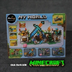 BLOQUE GENERICO MG1183A MINECRAFT 4EN1 (CAJA 26x19,5CM) (L0898)