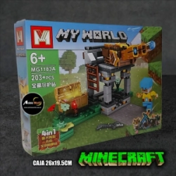 BLOQUE GENERICO MG1183A MINECRAFT 4EN1 (CAJA 26x19,5CM) (L0898)