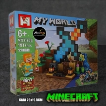 BLOQUE GENERICO MG1183B MINECRAFT 4EN1 (CAJA 26x19,5CM) (L0899)