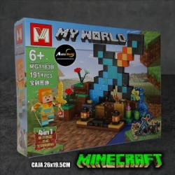 BLOQUE GENERICO MG1183B MINECRAFT 4EN1 (CAJA 26x19,5CM) (L0899)