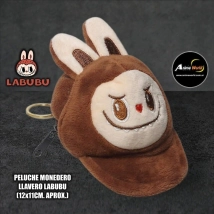 PELUCHE MONEDERO LLAVERO LABUBU #1 (12x11CM APROX) (P1614)