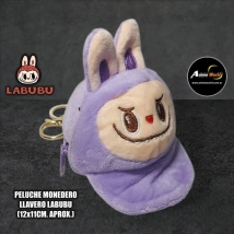 PELUCHE MONEDERO LLAVERO LABUBU #3 (12x11CM APROX) (P1616)