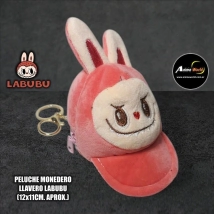 PELUCHE MONEDERO LLAVERO LABUBU #4 (12x11CM APROX) (P1617)