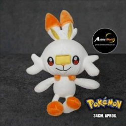 PELUCHE POKEMON - SCORBUNNY (34CM APROX) (P1623)
