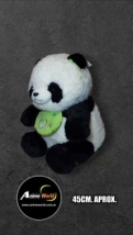 PELUCHE OSO PANDA CON BABERO IMPORTADO #2 (45CM APROX) (P1626)