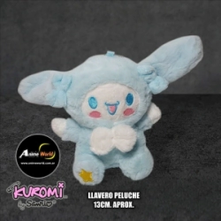 PELUCHE LLAVERO - KITTY-KUROMI #22 (13CM APROX) (P1632)