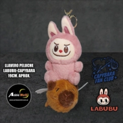 PELUCHE LLAVERO PREMIUM - LABUBU-CARPINCHO-CAPIBARA #2 (19CM APROX) (P1635)
