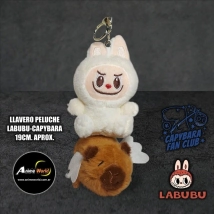 PELUCHE LLAVERO PREMIUM - LABUBU-CARPINCHO-CAPIBARA #4 (19CM APROX) (P1637)