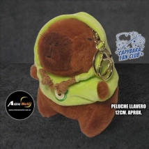 PELUCHE LLAVERO PREMIUM - CARPINCHO-CAPIBARA TRAPERO #4 (12CM APROX) (P1648)