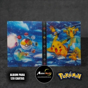 ALBUM PARA CARTAS POKEMON #11 (PARA 120 CARTAS) HOLOGRAFICO (A0625)