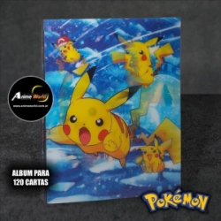 ALBUM PARA CARTAS POKEMON #11 (PARA 120 CARTAS) HOLOGRAFICO (A0625)