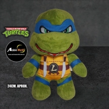 PELUCHE TORTUGAS NINJA LEONARDO (24CM APROX) (P1693)
