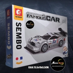 BLOQUE GENERICO SEMBO FAMOUS CARS AUTO 607114 (CAJA 25,5x19x5,5CM) (L0907)
