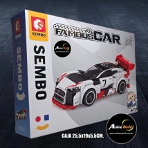 BLOQUE GENERICO SEMBO FAMOUS CARS AUTO 607115 (CAJA 25,5x19x5,5CM) (L0908)