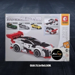 BLOQUE GENERICO SEMBO FAMOUS CARS AUTO 607115 (CAJA 25,5x19x5,5CM) (L0908)