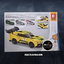 BLOQUE GENERICO SEMBO FAMOUS CARS AUTO 607116 (CAJA 25,5x19x5,5CM) (L0909)