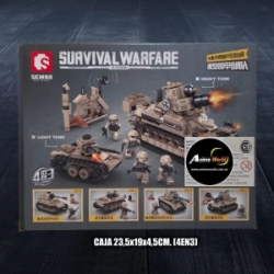 BLOQUE GENERICO SEMBO SURVIVAL WARFARE 4EN3 2913 (CAJA 23,5x19x4,5CM) (L0914)