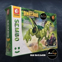 BLOQUE GENERICO SEMBO S205009 DINOSAURIO WORLD (CAJA 18x13,5CM) (L0925)