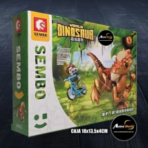 BLOQUE GENERICO SEMBO S205012 DINOSAURIO WORLD (CAJA 18x13,5CM) (L0928)