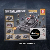 BLOQUE GENERICO SEMBO S2932 SURVIVAL WARFARE 8EN1 (CAJA 18x13,5CM) (L0933)